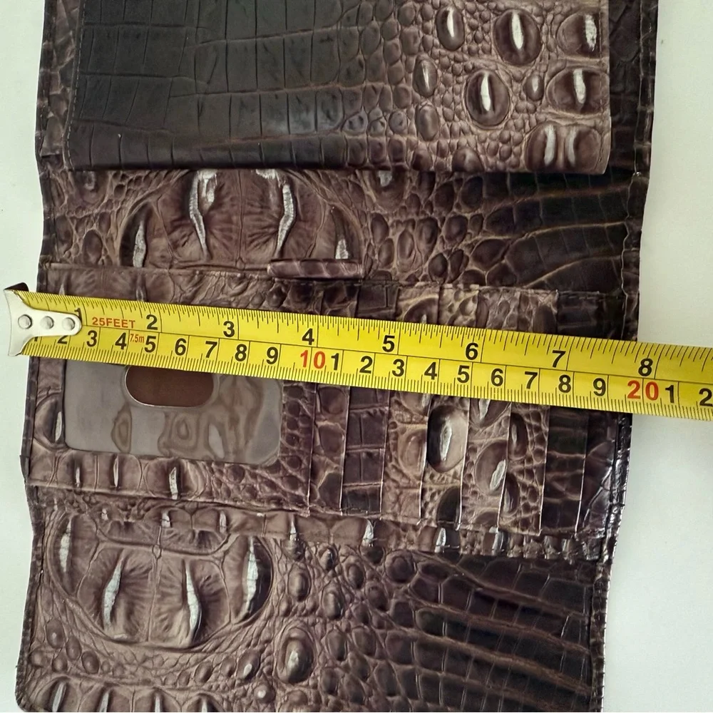 Brahmin Modern Checkbook Melbourne Leather Wallet